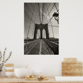 Poster pont brooklyn new york (Cuisine)