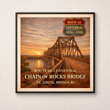 Pont Chain of Rocks de la route 66