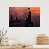 Poster Pont Charles Prague (Cuisine)