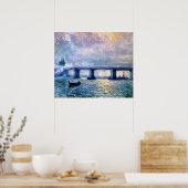 Poster Pont Claude Monet Charing Cross (1903) (Cuisine)