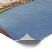 Poster Pont Cleveland Ohio avec Skyline (Coin)