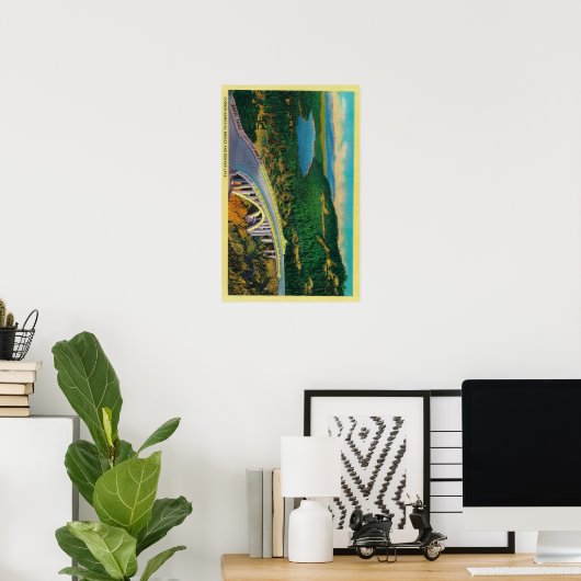 Poster Pont commémoratif Donner et (Bureau à domicile)