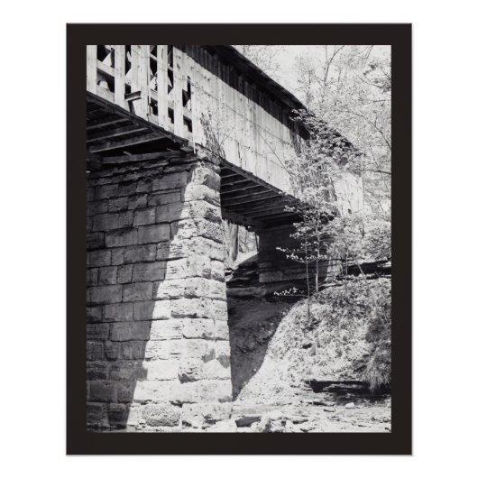 Poster Pont couvert (Devant)