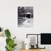Poster Pont couvert (Bureau à domicile)