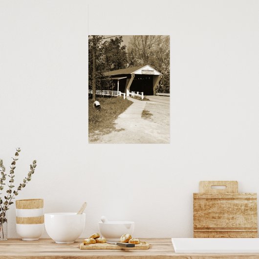 Poster Pont couvert (Cuisine)