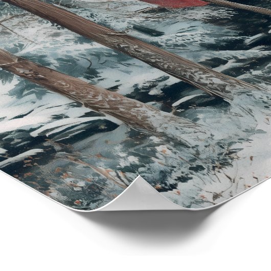 Poster Pont couvert (Coin)