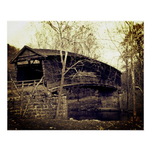 Poster Pont couvert (Devant)