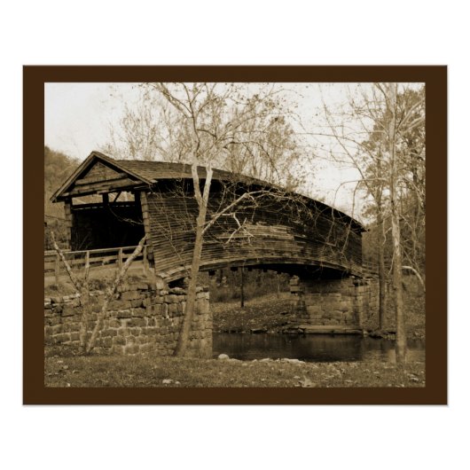 Poster Pont couvert (Devant)