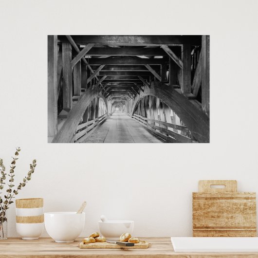 Poster Pont couvert (Cuisine)