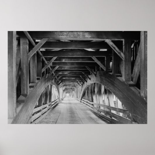 Poster Pont couvert (Devant)