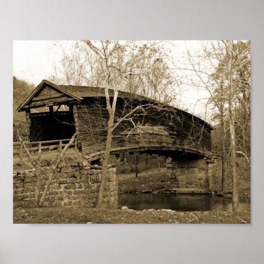 Poster Pont couvert (Devant)