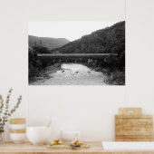 Poster Pont couvert Bridgeport (Cuisine)