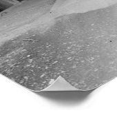 Poster Pont couvert brut (Coin)