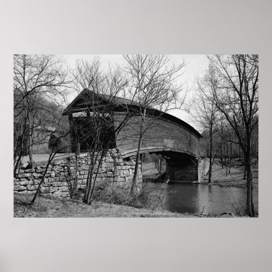 Poster Pont couvert de bosse (Devant)