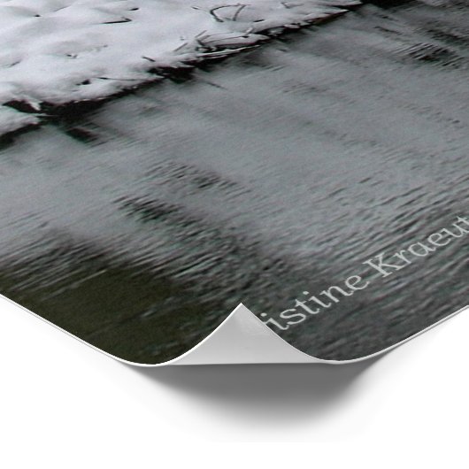 Poster Pont couvert de Henninger (Coin)