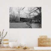 Poster Pont couvert de la ferme de liaison (Cuisine)