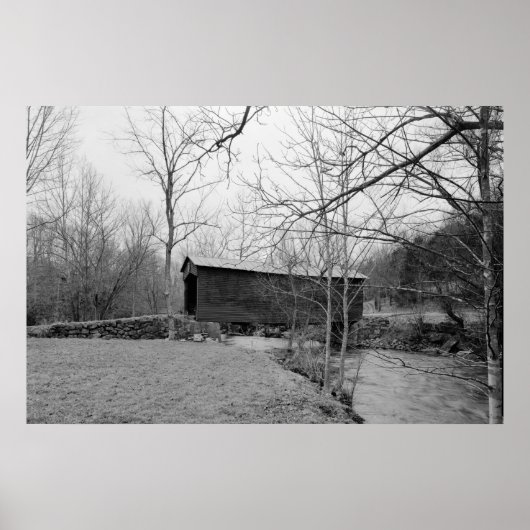 Poster Pont couvert de la ferme de liaison (Devant)