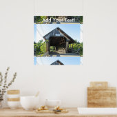 Poster Pont couvert de Squam River (Cuisine)