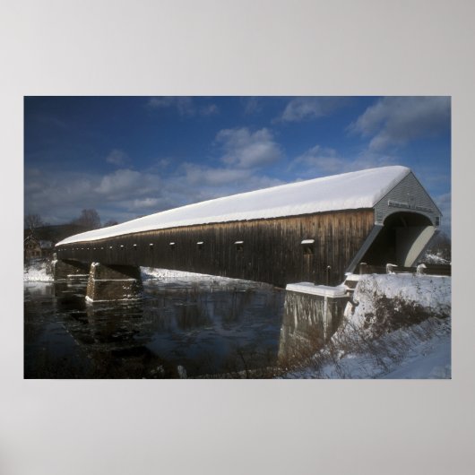Poster Pont couvert de Windsor Cornish (Devant)
