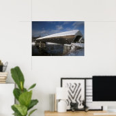 Poster Pont couvert de Windsor Cornish (Bureau à domicile)
