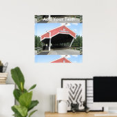 Poster Pont couvert du New Hampshire (Bureau à domicile)
