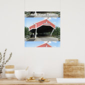 Poster Pont couvert du New Hampshire (Cuisine)