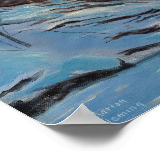 Poster Pont couvert du Vermont (Coin)