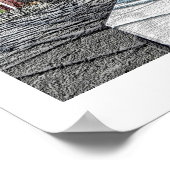 Poster Pont couvert - Lancaster, PA - imprimer (Coin)