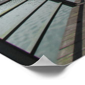 Poster Pont cyclable sur l'eau (Coin)