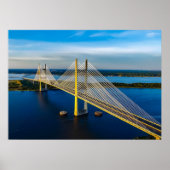 Poster Pont Dames Point, Jacksonville (Devant)