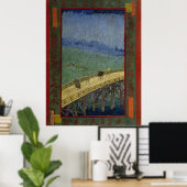Poster Pont dans la pluie (Bureau à domicile)
