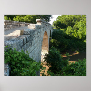 Poster Pont d'arc de pierre Clements 1886