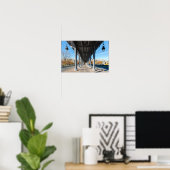 Poster Pont de Bir-Hakeim sur la Seine - Paris, France (Bureau à domicile)