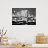 Poster pont de Brooklyn (Cuisine)