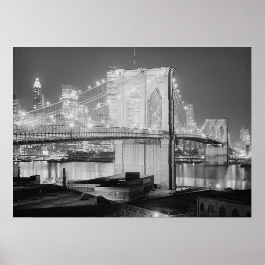 Poster pont de Brooklyn (Devant)