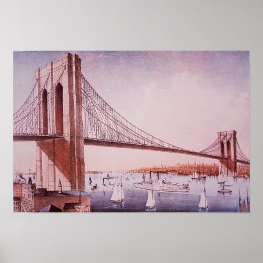 Poster Pont de Brooklyn (Devant)