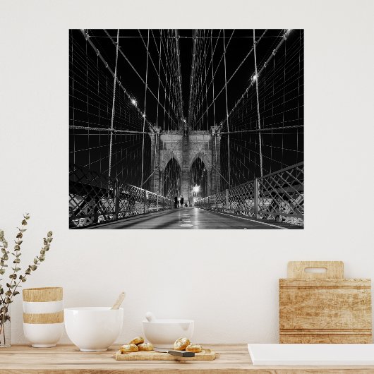 Poster Pont de Brooklyn (Cuisine)