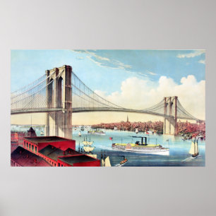 Poster Pont de Brooklyn 2