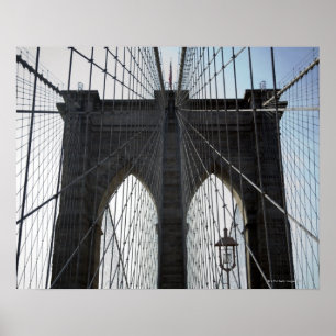 Poster Pont de Brooklyn, New York, NY Etats-Unis