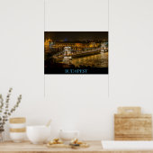 Poster Pont de Budapest en Hongrie (Cuisine)