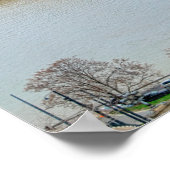 Poster Pont de Budapest et le Danube (Coin)