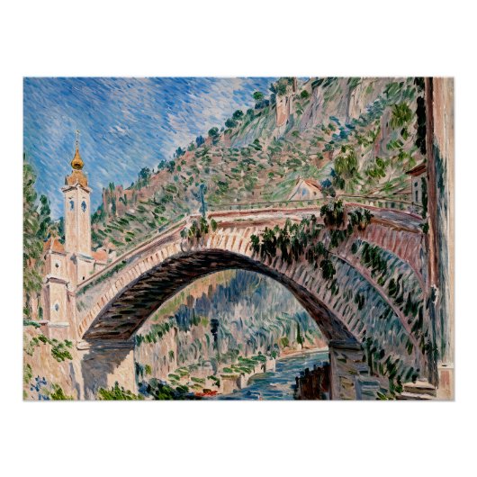 Poster Pont de Dolceacqua (Devant)