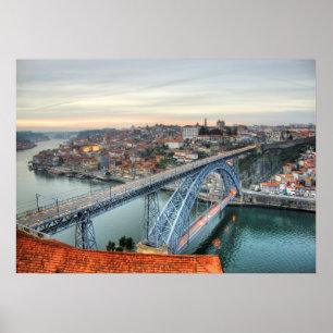 Poster Pont de Don Luis I, Porto