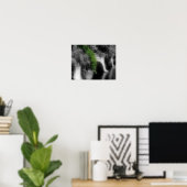 Poster Pont De Fleurs Couleur Partielle (Bureau à domicile)