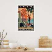 Poster Pont de Forth Est Coast vers l'Écosse Voyage Vinta (Cuisine)