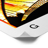 Poster Pont de Glasgow (Coin)