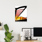 Poster Pont de Glasgow (Bureau à domicile)