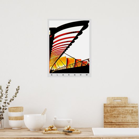 Poster Pont de Glasgow (Cuisine)