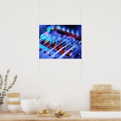 Poster Pont de guitare électrique (Cuisine)