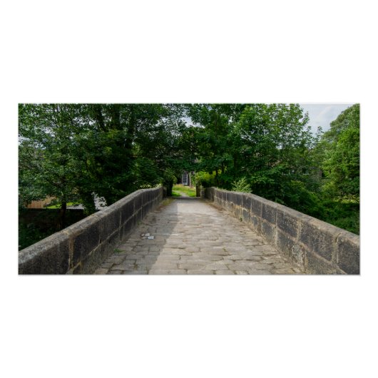 Poster Pont de Hawksclough, Mytholmroyd (Devant)